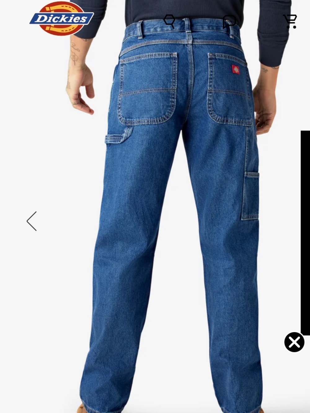 Dickies relaxed fit mens carpenter jeans vguc